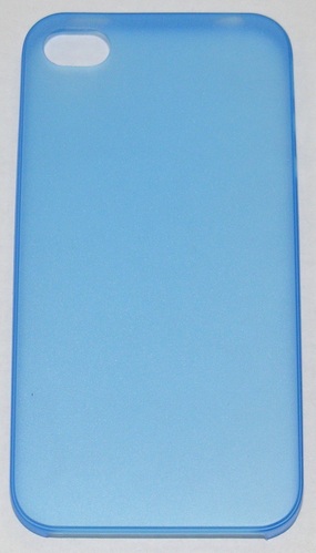 Силиконов мек гръб за Apple iPhone 4 / 4S син