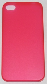 Силиконов мек гръб за Apple iPhone 4 / 4S червен
