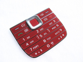 Клавиатура за Nokia E75 червена външна - нова