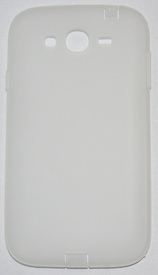 Силиконов мек гръб с тапички за Samsung Galaxy Grand i9080 / i9082 бял