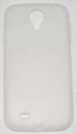 Силиконов мек гръб с тапички за Samsung Galaxy S4 i9500 бял