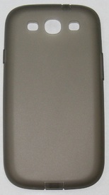 Силиконов мек гръб с тапички за Samsung Galaxy S3 i9300 черен
