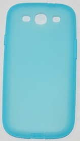 Силиконов мек гръб с тапички за Samsung Galaxy S3 i9300  син