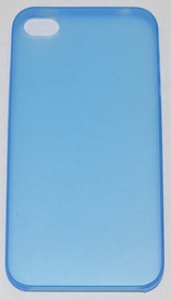 Силиконов мек гръб за Apple iPhone 4 / 4S син