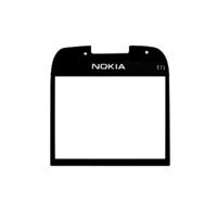 Стъкло Nokia E71 черно - ново