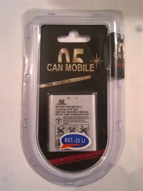 Батерия Sony Ericsson Canmobile G900 BST-33