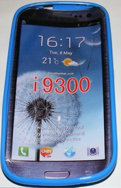 Силиконов мек гръб за Samsung I9300 Galaxy S3 Син