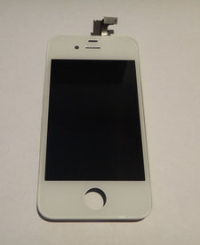 LCD Дисплей Apple iPhone 4S + Тъч скрийн бял