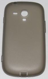 Силиконов мек гръб с тапички за Samsung Galaxy S3 mini i8190 черен