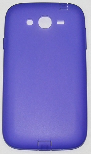 Силиконов мек гръб с тапички за Samsung Galaxy Grand i9080 / i9082 лилав