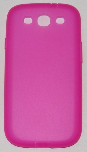 Силиконов мек гръб с тапички за Samsung Galaxy S3 i9300 розов