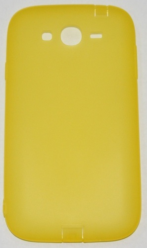 Силиконов мек гръб с тапички за Samsung Galaxy Grand i9080 / i9082 жълт