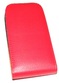 Кожен калъф Flip за LG Optimus L5 с магнитно затваряне червен