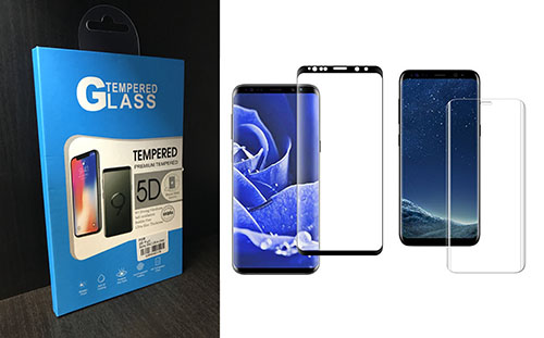 3D/5D Заоблен стъклен протектор Nokia 3.1 (2018) за цял екран - Черна рамка (M2-H1)