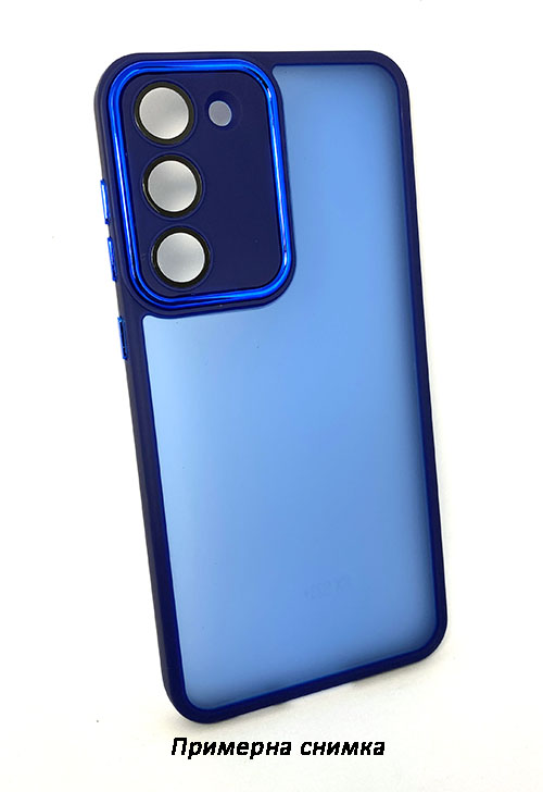 Fine Feeling Кейс , протект на камера Motorola Moto E20 /E40 - Син (22-A4)