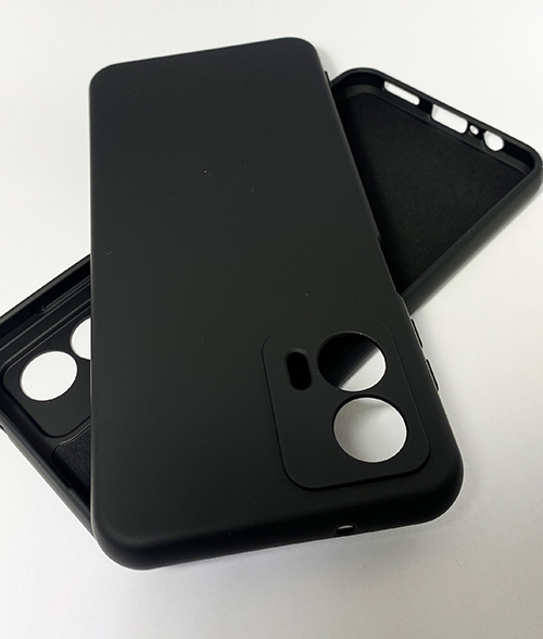 My Choice Изчистен силиконов кейс Motorola Moto G53 (2023) - Черен (16-C6)