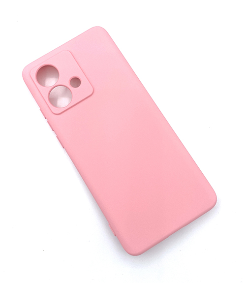 My Choice Изчистен силиконов кейс Motorola Edge 40 Neo -  Розов (16-E1)