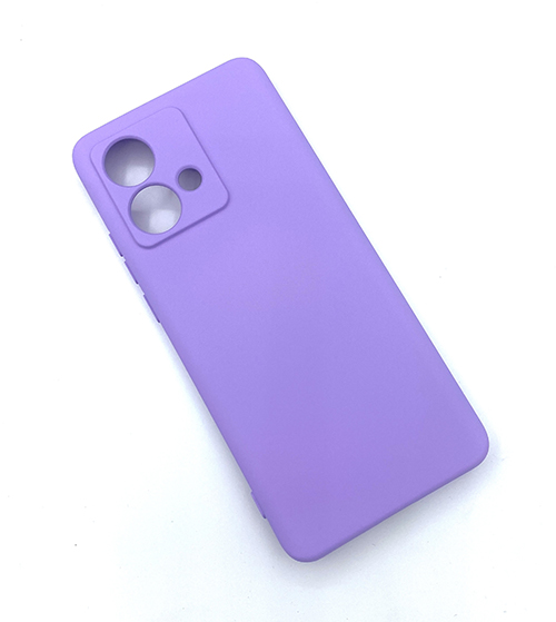 My Choice Изчистен силиконов кейс Motorola Edge 40 Neo -  Лилав (16-E1)