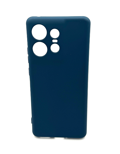 My Choice Изчистен силиконов кейс Motorola Edge 50 Pro - Син (16-D1)