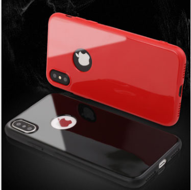 Acrylic view tpu за Nokia 7 Plus - Червен