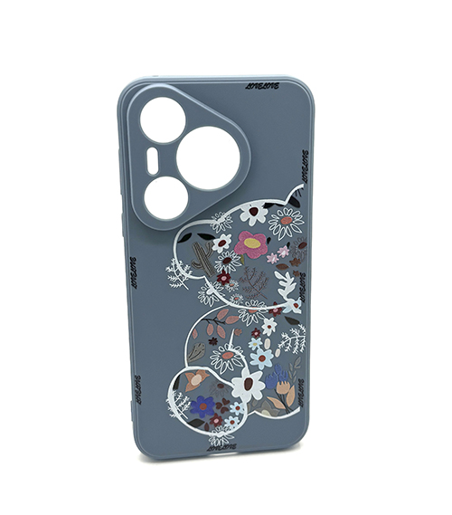 Bear Кейс Tpu Huawei Pura 70 - Син (S10-B1)
