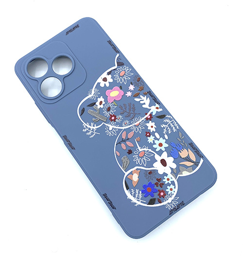 Калъф за Realme C53 – TPU Bear (син)