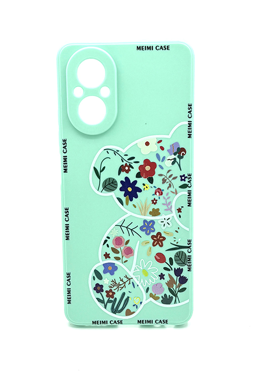 Калъф за Realme C67 4G – TPU Bear (мента)