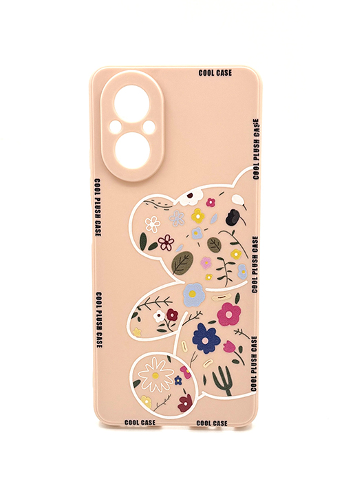 Калъф за Realme C67 4G – TPU Bear (розов)