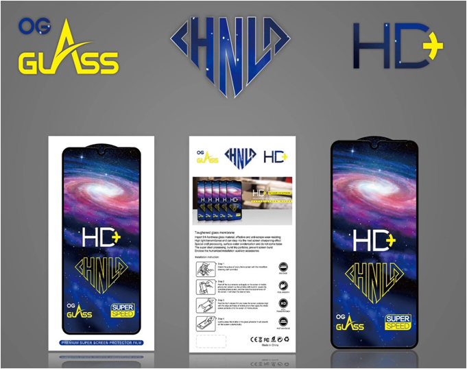HD OG Стъклен протектор Full glue Nokia 2.4 /  - Черна рамка (S25-H4)