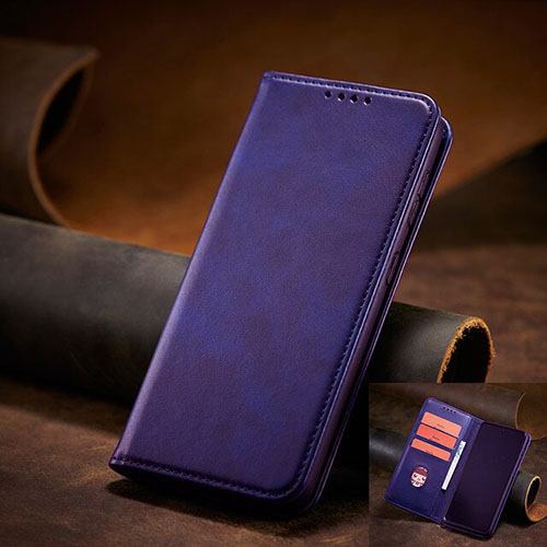 Кожен тефтер с магнитен капак Honor 400 Pro - Лилав (10-E3)