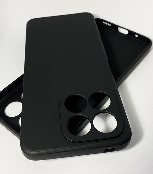 My Choice Изчистен силиконов кейс Honor X8a (2023) - Черен (14-C1)