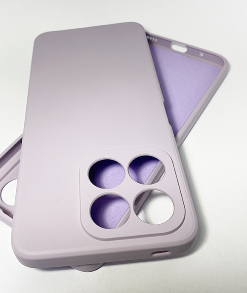 My Choice Изчистен силиконов кейс Honor X8a (2023) - Лилав (14-C1)