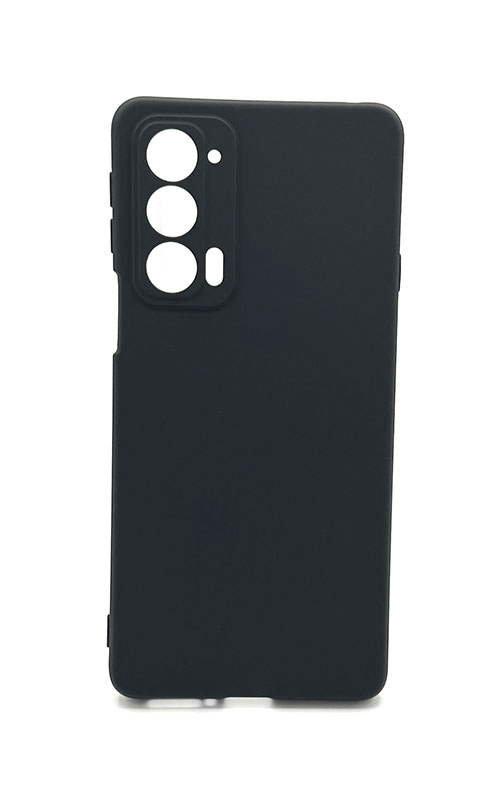 My Choice Изчистен силиконов кейс Motorola Edge 20 - Черен (16-E2)