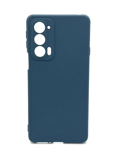 My Choice Изчистен силиконов кейс Motorola Edge 20 - Син (16-E2)