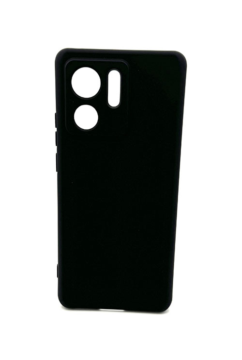 My Choice Изчистен силиконов кейс Motorola Edge 40 - Черен (16-E4)