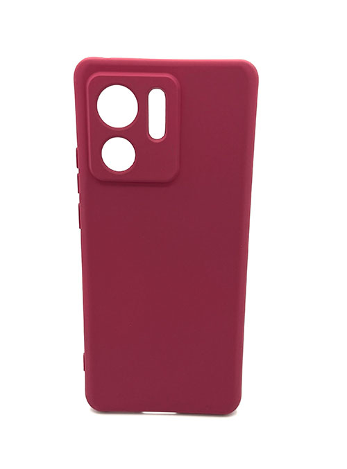 My Choice Изчистен силиконов кейс Motorola Edge 40 -  Червен (16-E4)