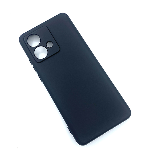 My Choice Изчистен силиконов кейс Motorola Edge 40 Neo - Черен (16-E1)