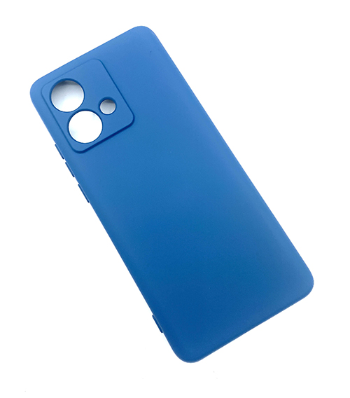 My Choice Изчистен силиконов кейс Motorola Edge 40 Neo - Син (16-E1)