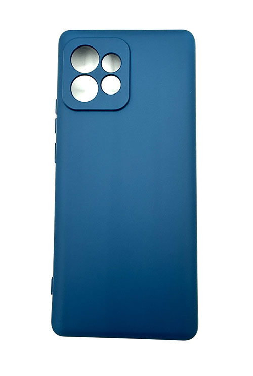 My Choice Изчистен силиконов кейс Motorola Edge 40 Pro - Син (16-E2)