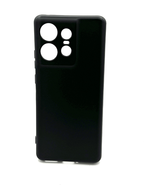 My Choice Изчистен силиконов кейс Motorola Edge 50 Pro - Черен (16-D1)