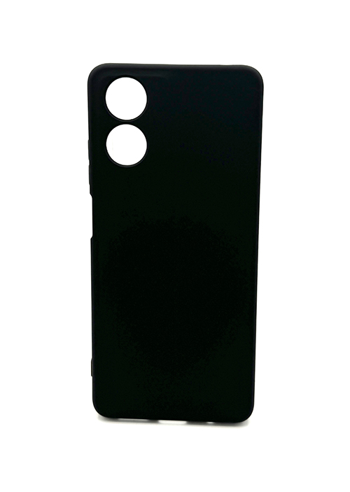 My Choice Изчистен силиконов кейс Motorola Moto G04 - Черен (16-C4)