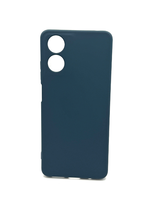 My Choice Изчистен силиконов кейс Motorola Moto G04 - Син (16-C4)