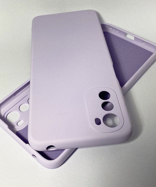 My Choice Изчистен силиконов кейс Motorola Moto G22 - Лилав (16-B1)