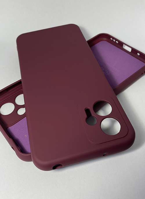 My Choice Изчистен силиконов кейс Motorola Moto G13/G23/G53 - Червен (16-C6)