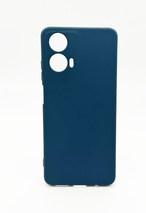 My Choice Изчистен силиконов кейс Motorola Moto G24 - Син (16-C5)