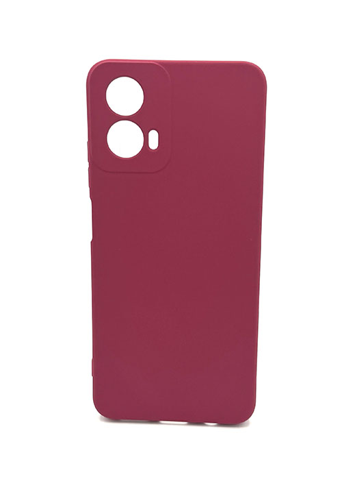 My Choice Изчистен силиконов кейс Motorola Moto G34 -  Червен (16-C3)