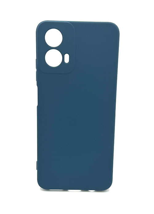 My Choice Изчистен силиконов кейс Motorola Moto G34 - Син (16-C3)