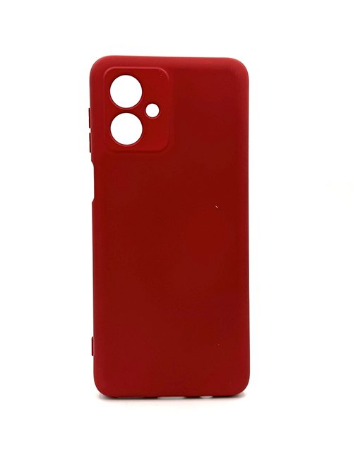 My Choice Изчистен силиконов кейс Motorola Moto G54 -  Червен (16-B1)
