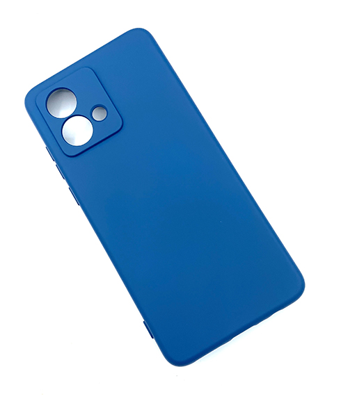 My Choice Изчистен силиконов кейс Motorola Moto G84 - Син (16-B5)