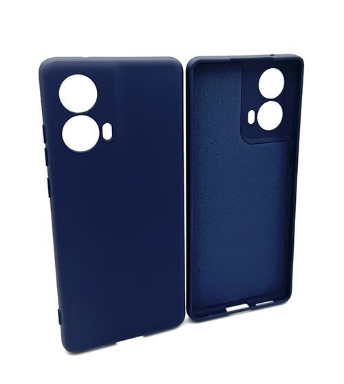 My Choice Изчистен силиконов кейс Motorola Moto G85 - Син (16-C2)